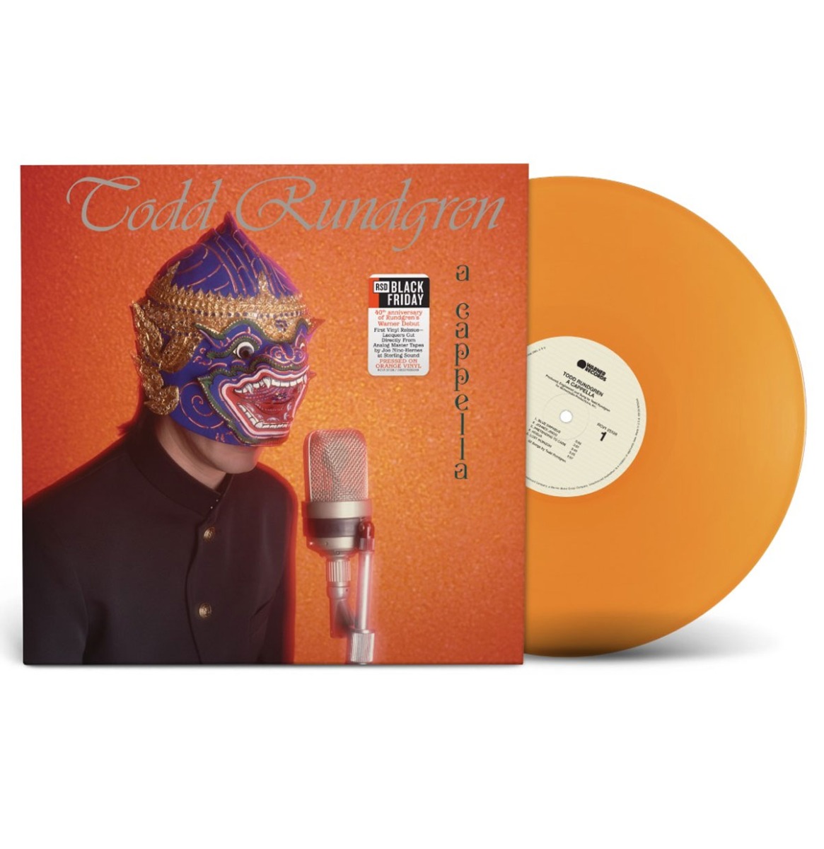 Todd Rundgren - A Cappella 40th (Oranje Vinyl) (Record Store Day Black Friday 2025) | Fiftiesstore