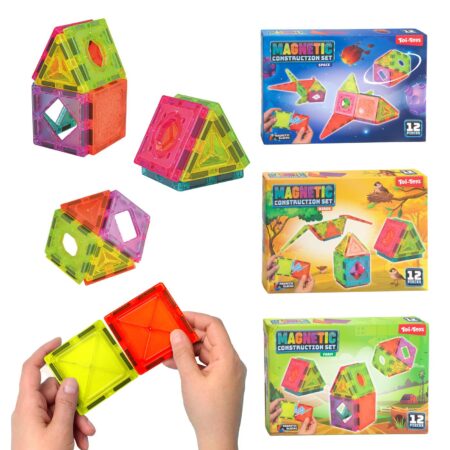 Toi-Toys Bouwset magneetpanelen 12-delig | Toi-Toys