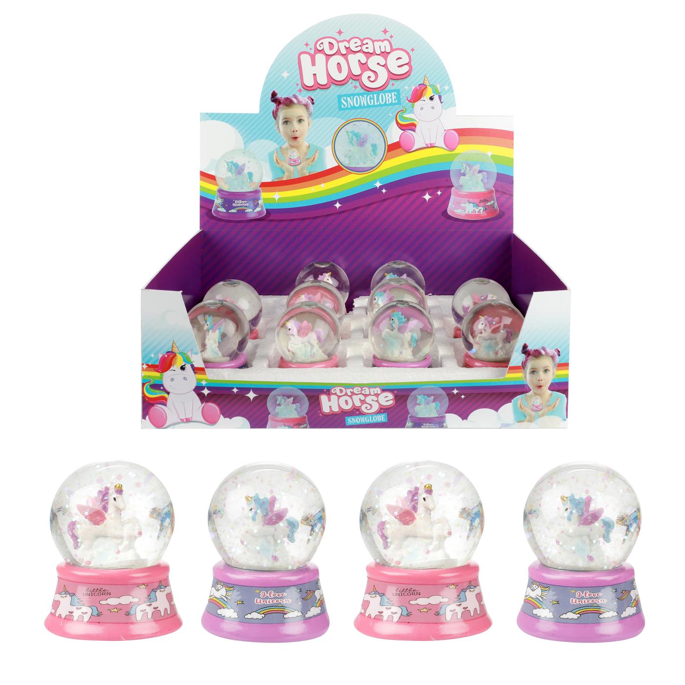 Toi-Toys DREAM HORSE Sneeuwbol Eenhoorn | Toi-Toys
