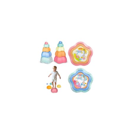 Toi-Toys Stapstenen pastel 5-delig 28cm | Toi-Toys