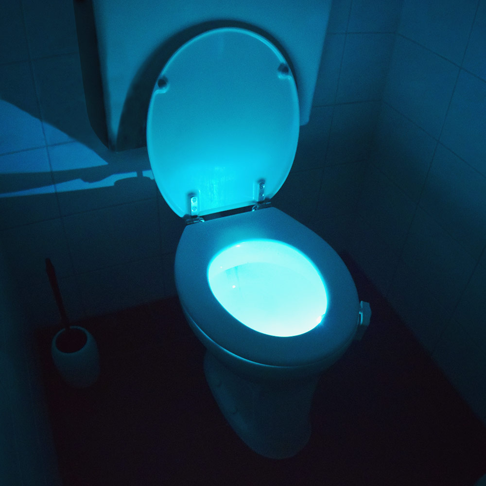 Toilet Led Light - Met Bewegingssensor - 8 Verschillende Kleuren | MikaMax