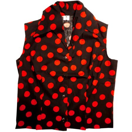 Top Black / Red Polka-36 (NL)/ 8 (UK) | 42% korting | Bennies Fifties