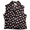 Top Black / White Polka-44 (NL)/ 16 (UK) | Bennies Fifties