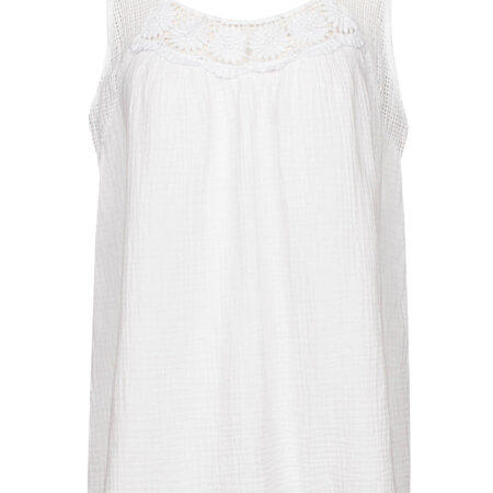 Top Broderie Wit | Fashionize