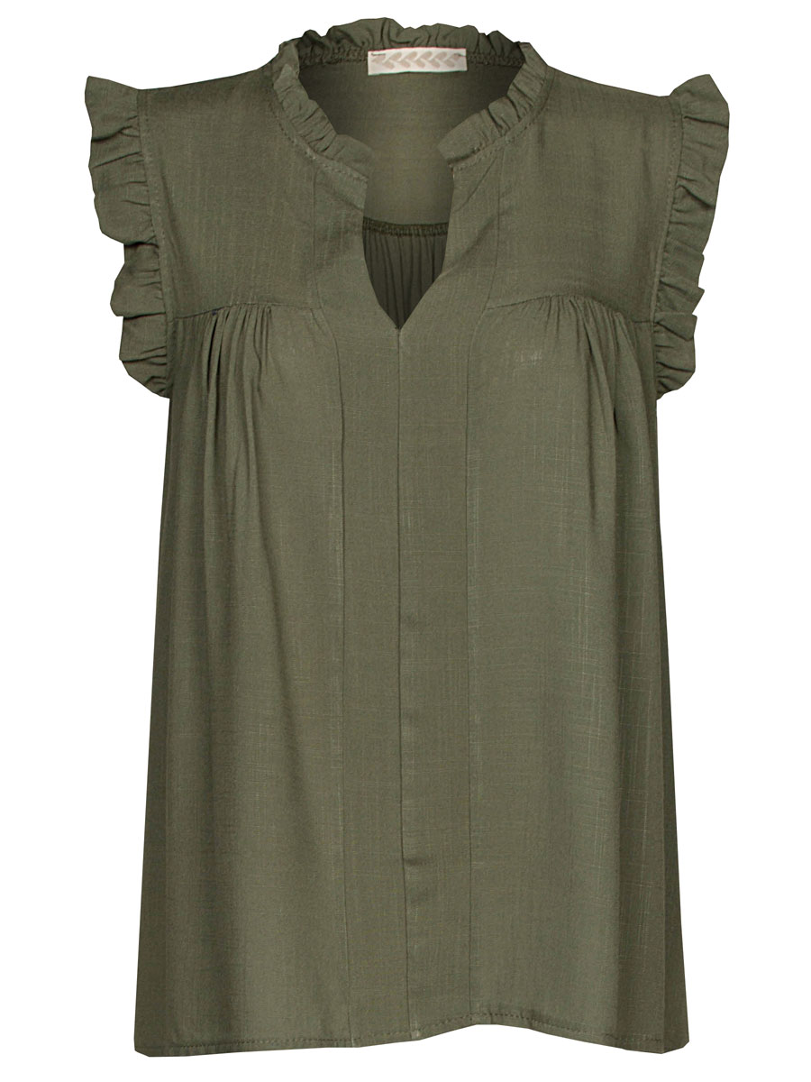 Top Roezel Groen | Fashionize