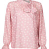 Top Strik Stippen Roze | Fashionize