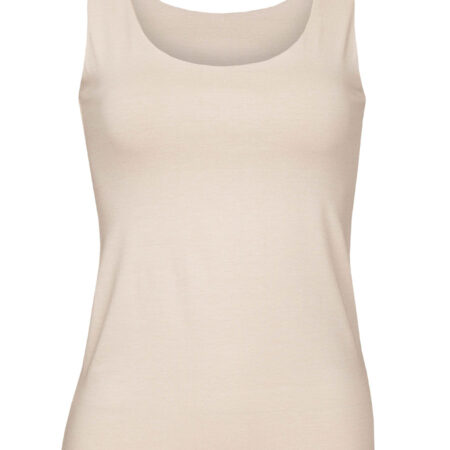 Top Viscose Beige | Fashionize