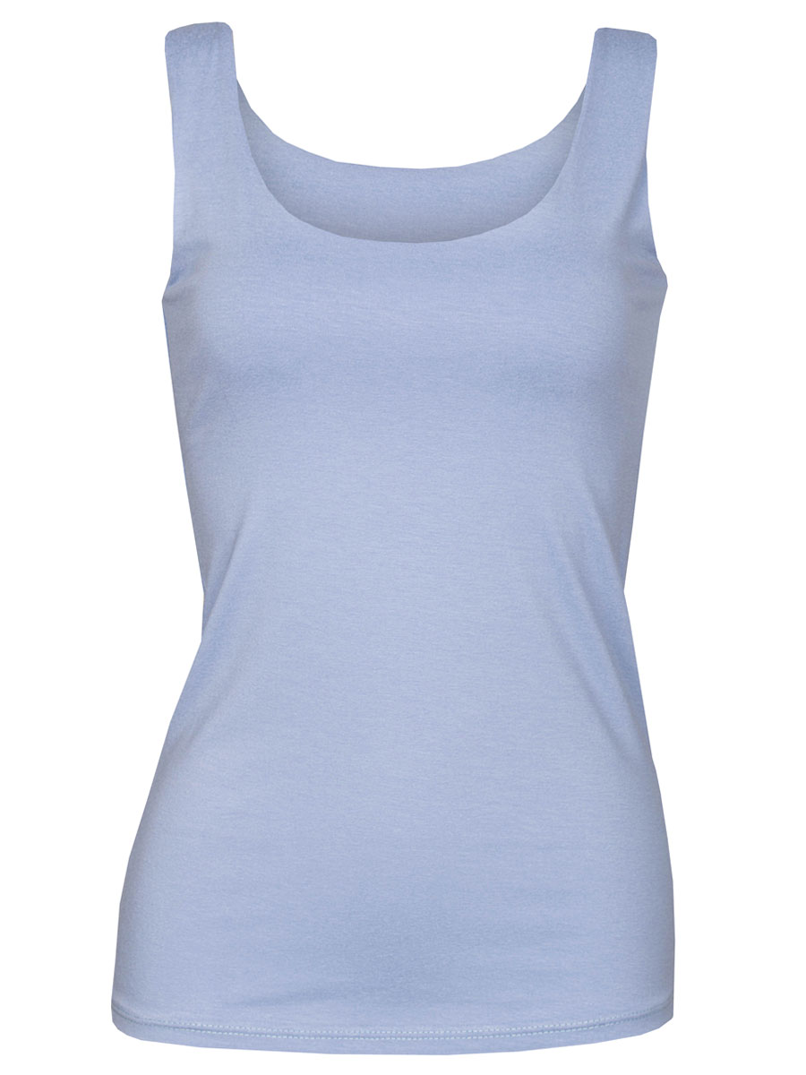 Top Viscose Lichtblauw | Fashionize