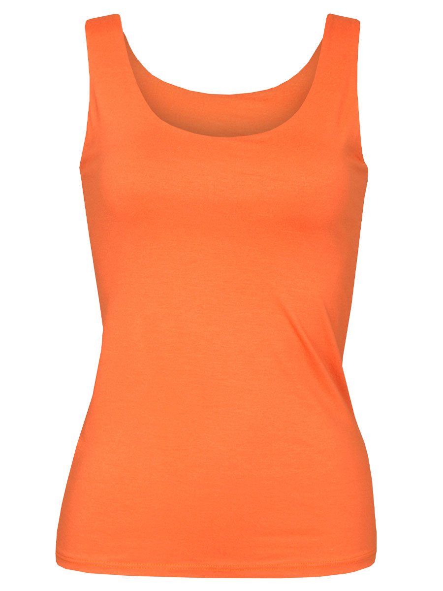 Top Viscose Oranje | Fashionize