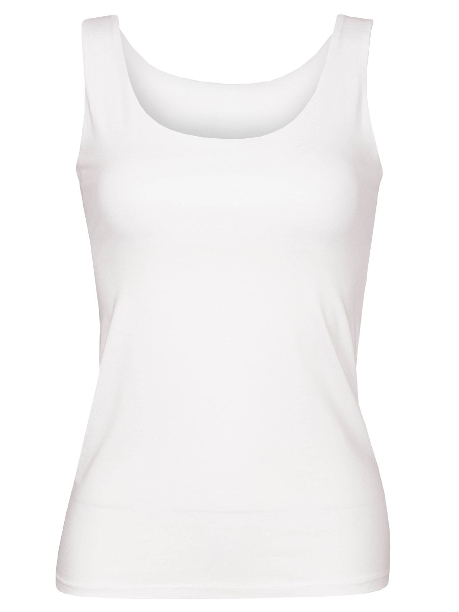 Top Viscose Wit | Fashionize