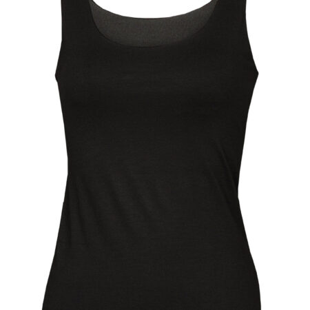 Top Viscose Zwart | Fashionize