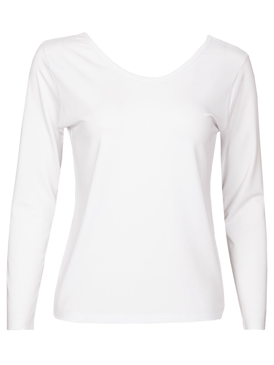 Top Viscose mw Wit | Fashionize