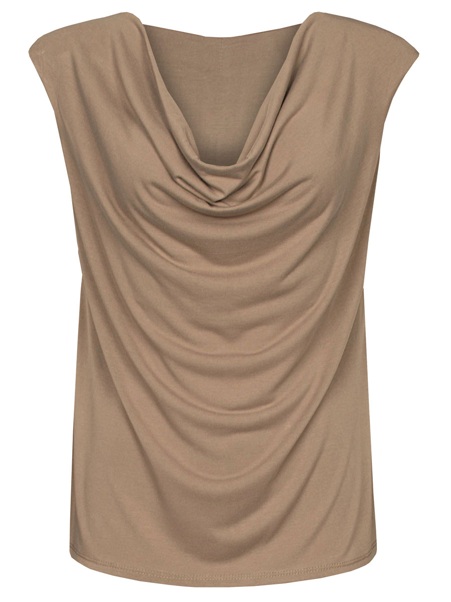 Top Waterval Taupe | Fashionize