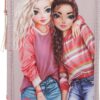 Topmodel 3-Vaks Etui Best Friends Led | Depesche