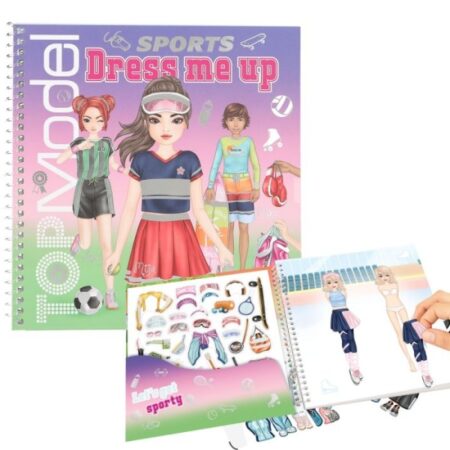 Topmodel Dress Me Up Stickerbook Sports | Depesche