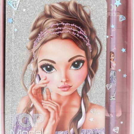Topmodel Notitieboek Met Potlood Glitter Queen | Depesche