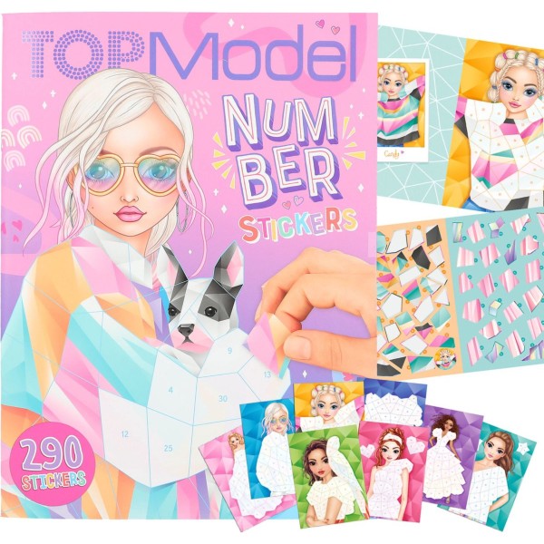 Topmodel nummer stickers Fantasy | Depesche