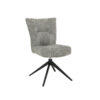 Tower Living Draaibare Eetkamerstoel 'Bardi' kleur Zilver | Tower Living