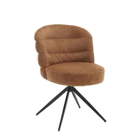 Tower Living Draaibare Eetkamerstoel 'Carro' Chenille