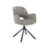Tower Living Draaibare Eetkamerstoel 'Isola' kleur Zilver | Tower Living