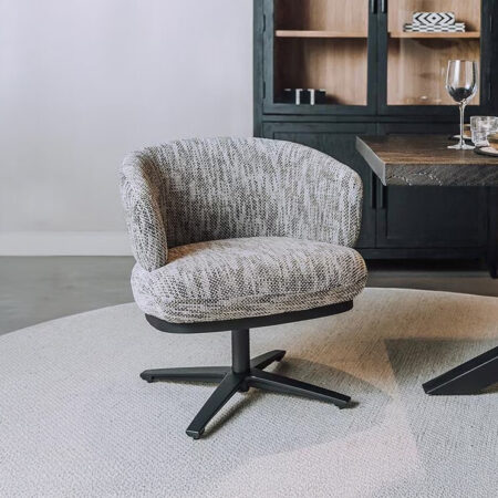 Tower Living Draaibare Eetkamerstoel 'Perca' Lounge