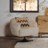 Tower Living Draaifauteuil 'Barga' kleur Off White | Tower Living
