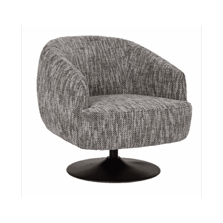 Tower Living Draaifauteuil 'Barga' kleur Wit/Grijs | Tower Living
