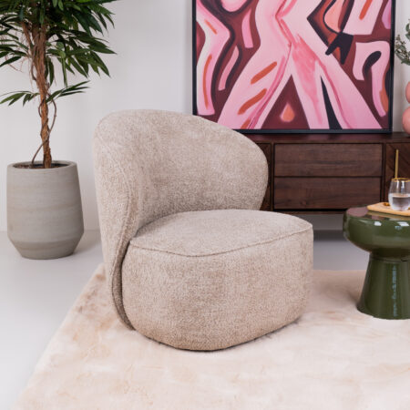 Tower Living Draaifauteuil 'Belvi' Chenille