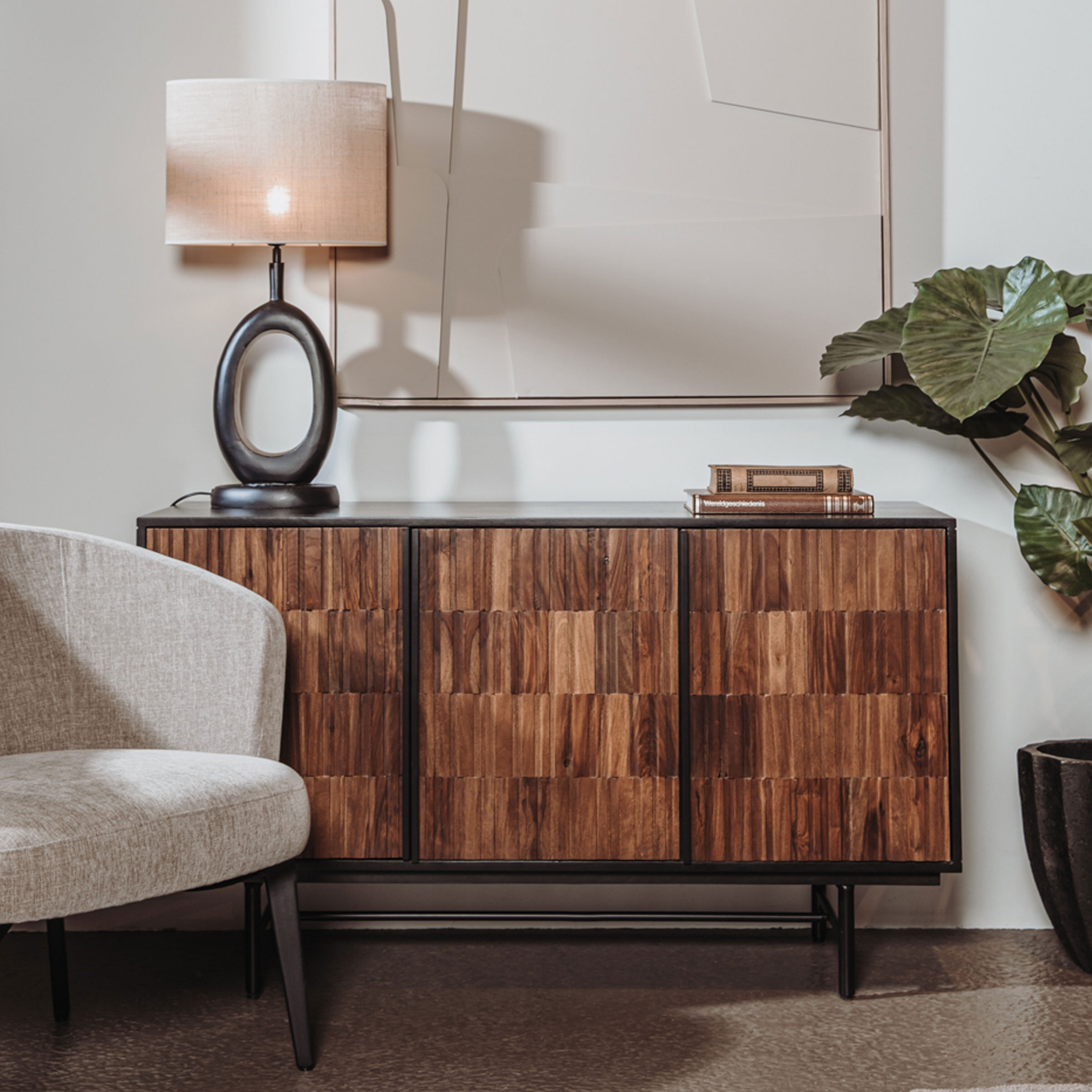 Tower Living Dressoir 'Dimaro' Sheesham- en mangohout