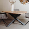 Tower Living Driehoekige Eettafel 'Trivero' Mangohout