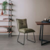 Tower Living Eetkamerstoel 'Seda' kleur groen | Tower Living