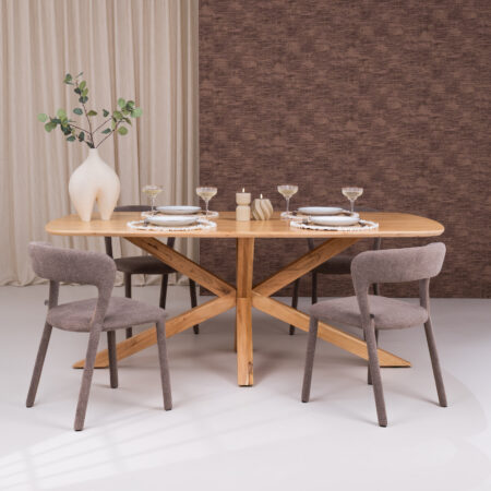 Tower Living Eettafel 'Crotone' Acaciahout