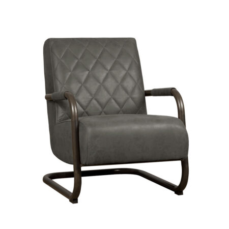 Tower Living Fauteuil 'Civo' kleur Antraciet | Tower Living