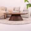 Tower Living Ovale Salontafel 'Premana' Mangohout
