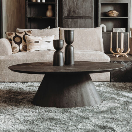Tower Living Ovale Salontafel 'Premana' Mangohout