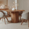 Tower Living Ronde Eettafel 'Crotone' Acaciahout