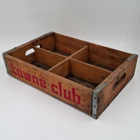 Towne Club Vintage Houten Krat - Origineel | The Dutch Pickers