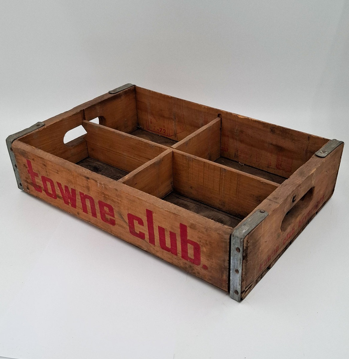 Towne Club Vintage Houten Krat - Origineel | The Dutch Pickers