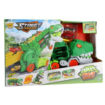 Transporter Carrycase Dino Met 2 Diecast Auto's |
