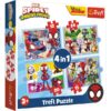 Trefl Puzzel Spidey And Friends 4 In 1 | Trefl