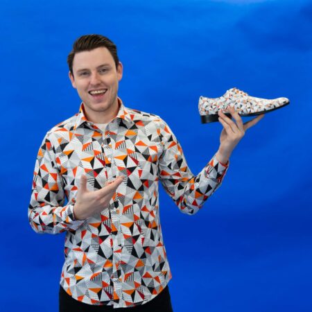 Triangle Mind Overhemd-XL Lureaux - Handgemaakte Nette Schoenen Voor Heren | Lureaux