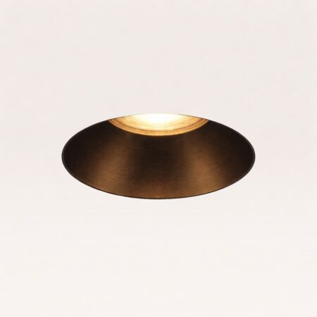 Trimless Inbouwspot Junaro Bronzo - Stucspot - Inbouwdiepte 100mm - GU10-fitting - IP20 voor binnen - Brons - Met doorlusbedrading | LUSENZ