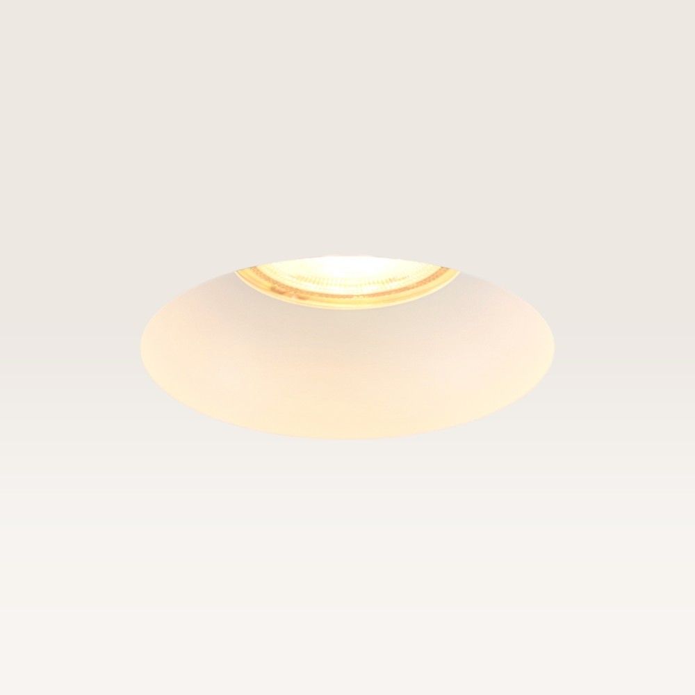 Trimless Inbouwspot Junaro bianco - Inbouwdiepte 100mm - GU10-fitting - IP20 voor binnen - Wit - Met doorlusbedrading | LUSENZ