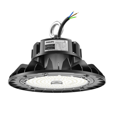 Triton - LED High Bay - 150 Watt 26.250 Lumen - 175lm/W - Samsung LED's - 4000K Neutraal wit - IP65 Waterdicht - IK09 - 1-10V Dimbaar - met Philips Driver - Ra80 | HOFTRONIC