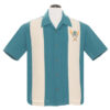 Tropical Itch Shirt Teal-M | 30% korting | Steady Clothing