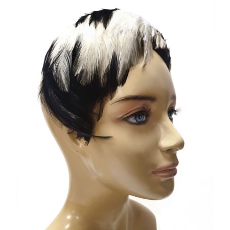 True Vintage 1950s Fascinator Veren Zwart Wit | Fiftiesstore