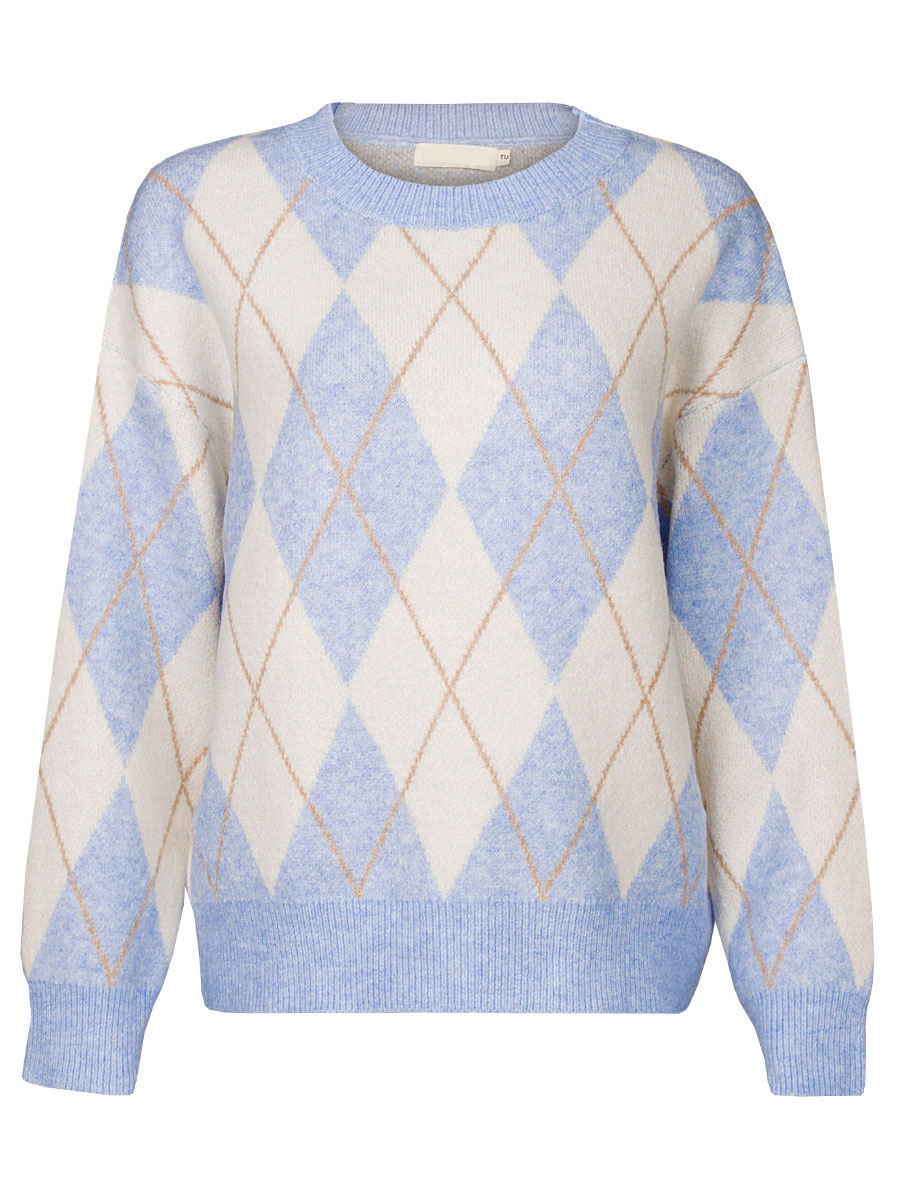 Trui Carmen Blauw | Fashionize