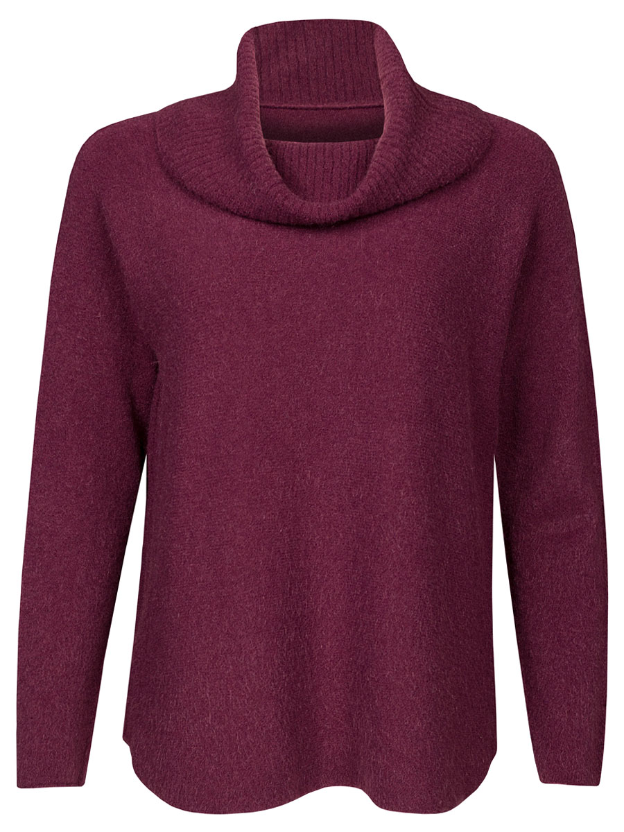 Trui Col Aubergine | Fashionize