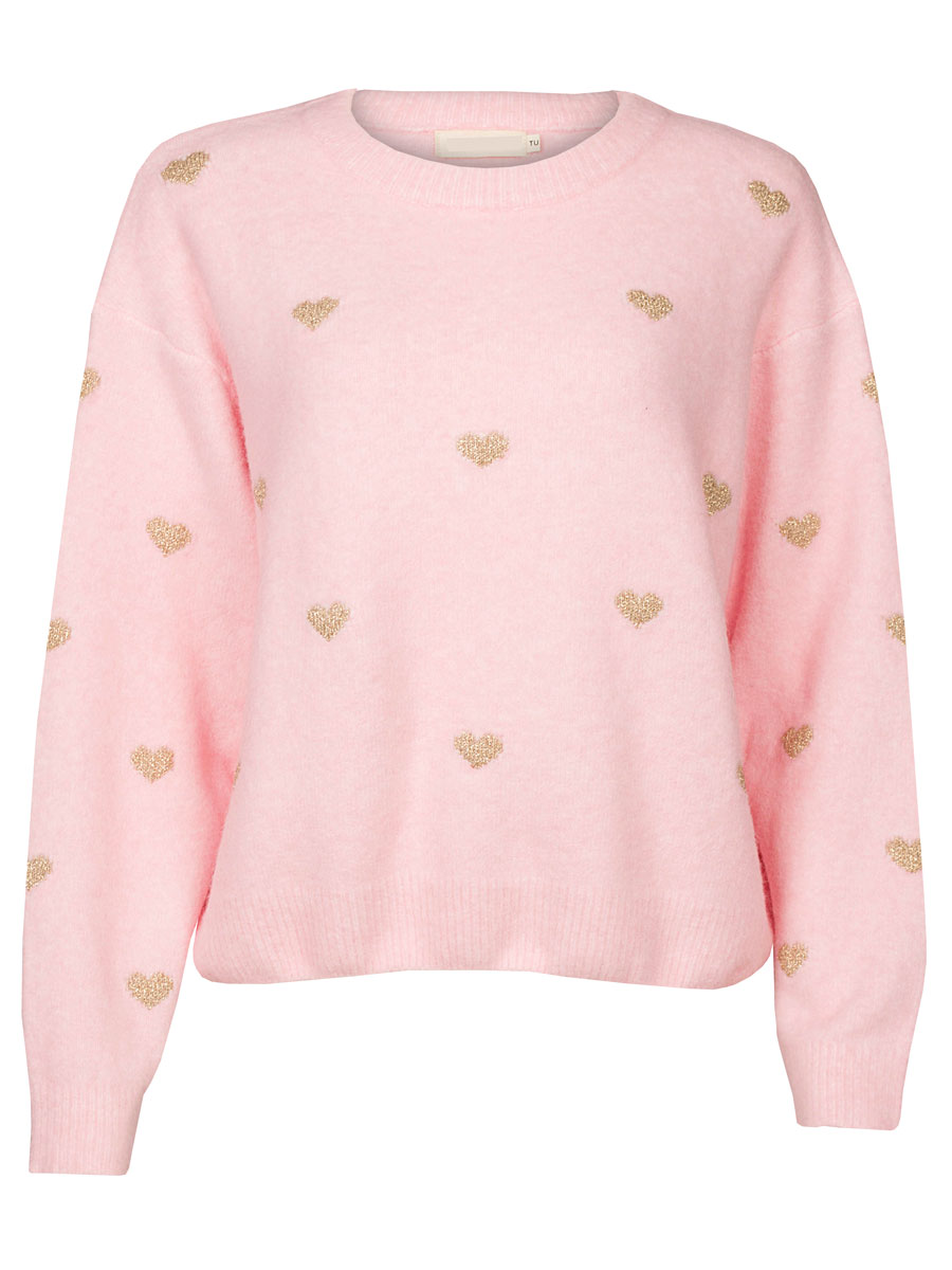 Trui Hartjes Roze | Fashionize