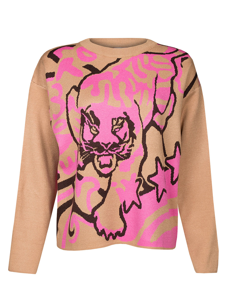 Trui Luana Bruin | Fashionize